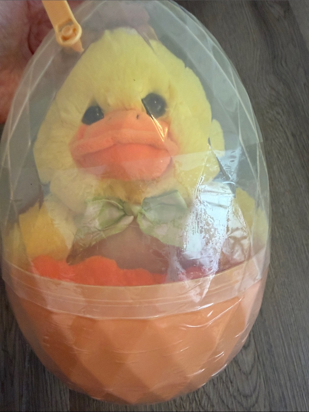 Plush Yellow Duck Stuffed Animal with Orange Beak - Soft Kids Toy • not opened